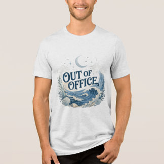 Out of Office Kusthavsvågor Vintage Beach Va T Shirt