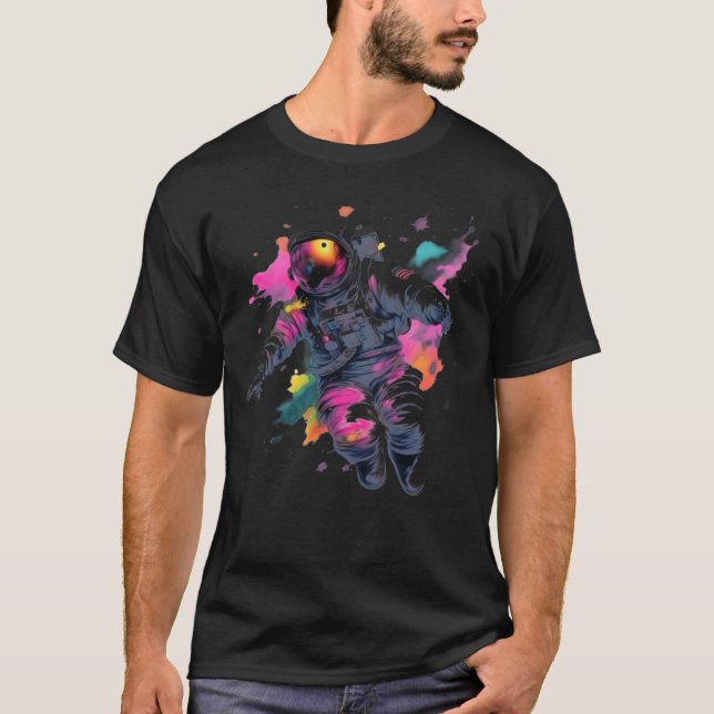 Out Of This World Graffiti Style T Shirt (Framsida)