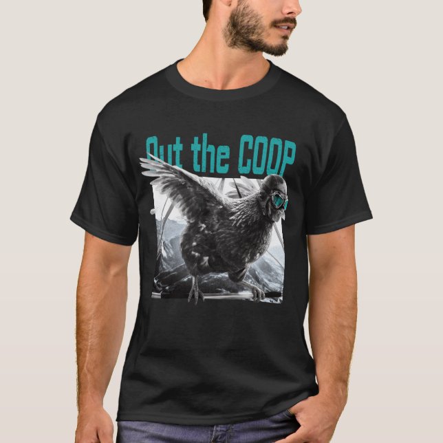 Out the coop t shirt (Framsida)