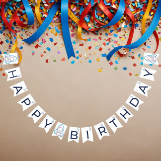 Out to Space Customizable Birthday Vimplar