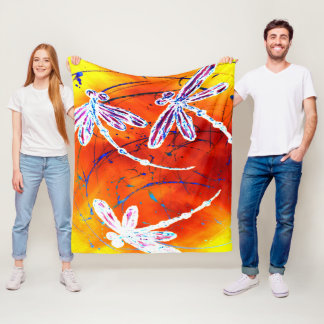 Outback Dragonfly Dance Fleecefilt