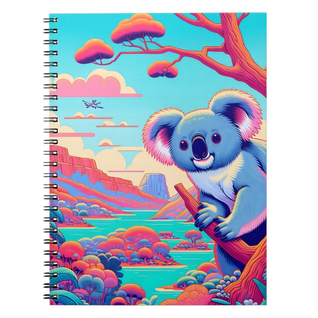 Outback Dreams Koala anteckningsbok (Framsidan)