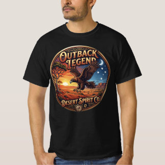 Outback Legend Eagle Desert Spirit Emblem T Shirt