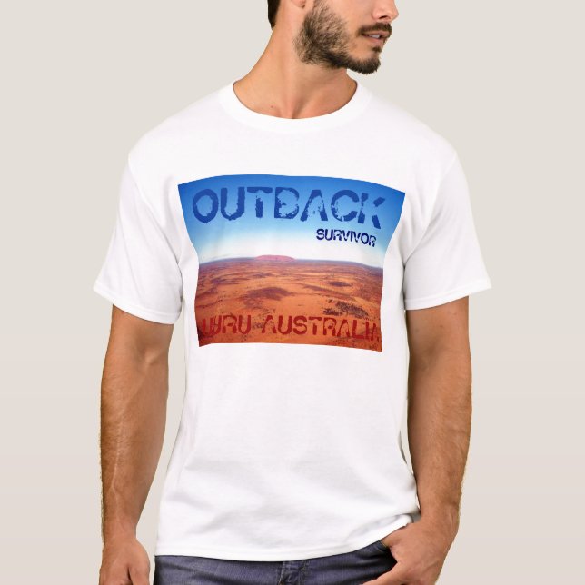 OUTBACK ÖVERLEVANDE, ULURU AUSTRALIEN TRÖJA (Framsida)