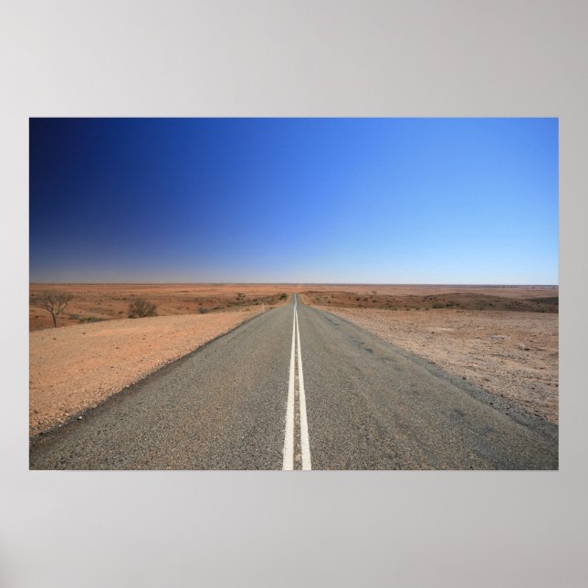 Outback Road, Australien - Poster, Ligcape Poster (Framsidan)