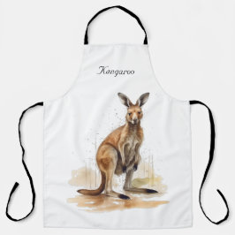 Outback Wanderer: Watercolor Kangaroo anpassningsb
