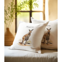 Outback Wanderer: Watercolor Kangaroo anpassningsb