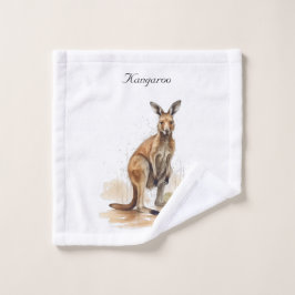 Outback Wanderer: Watercolor Kangaroo cusom