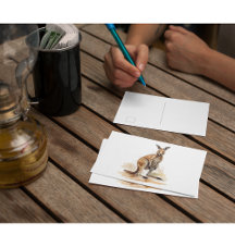 Outback Wanderer: Watercolor Kangaroo