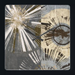 Outburst Tiles I Fyrkantig Klocka<br><div class="desc">Hemdepartement</div>