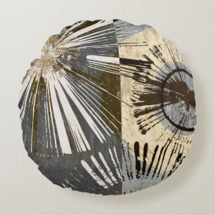 Outburst Tiles I Rund Kudde