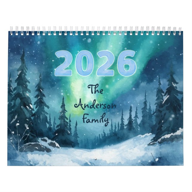 Outdoor Adventure Photo Calendar 2026 Family Kalender (Omslag)