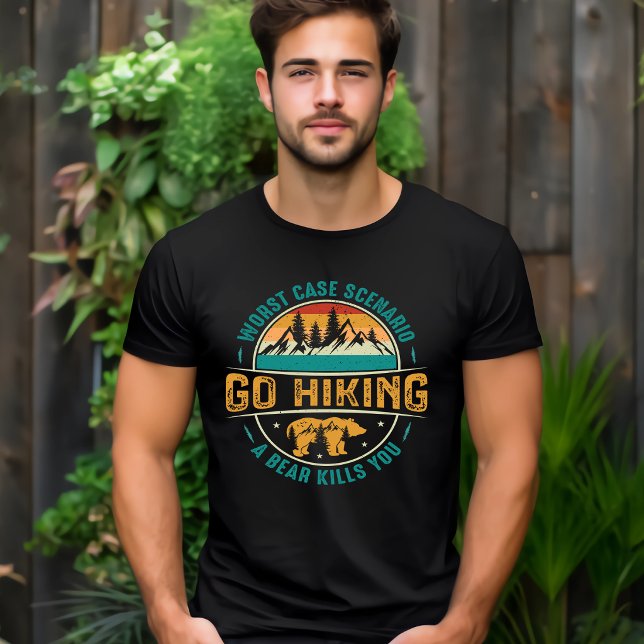 Outdoor Adventure Tee Go Hiking T-Shirt (Skapare uppladdad)