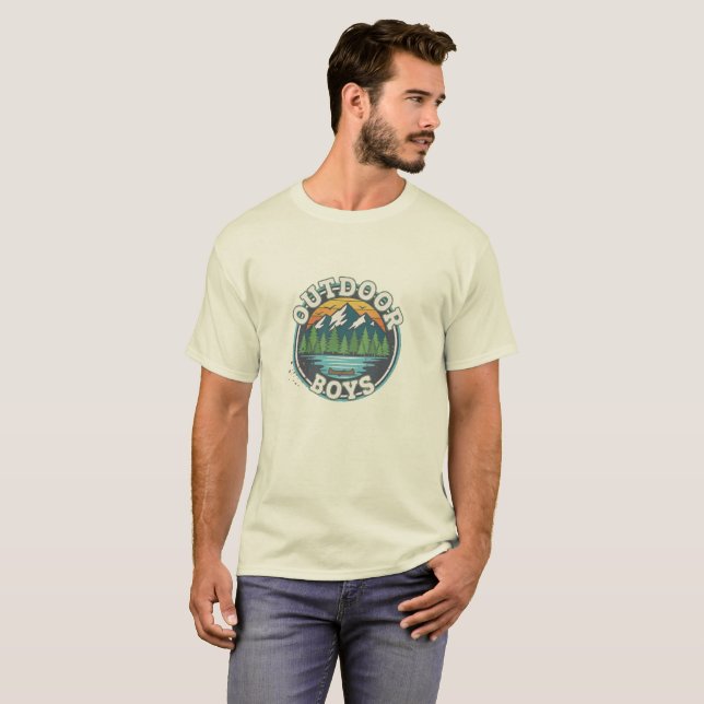 Outdoor Boys T Shirt (Hel framsida)