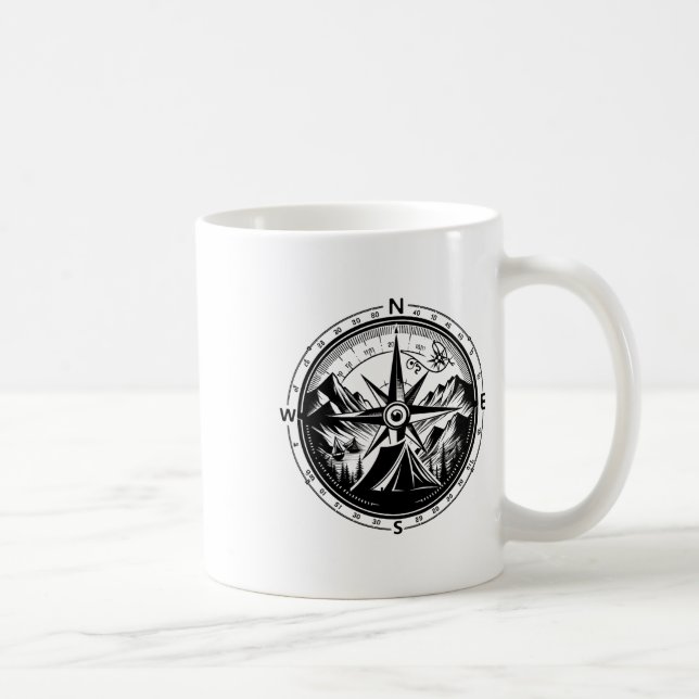 Outdoor Camping Apparel - Hiking Backpacking Campi Kaffemugg (Höger)