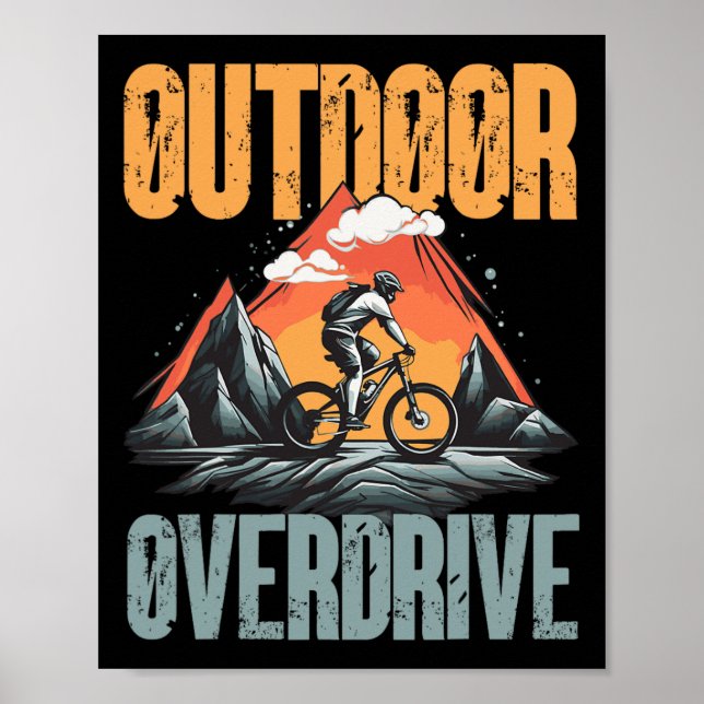 Outdoor Overdrive Mountainbikeled  Poster (Framsidan)
