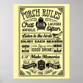 OUTDOOR POSTER - Porch Regler