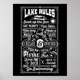 OUTDOOR POSTER - Sjö Regler