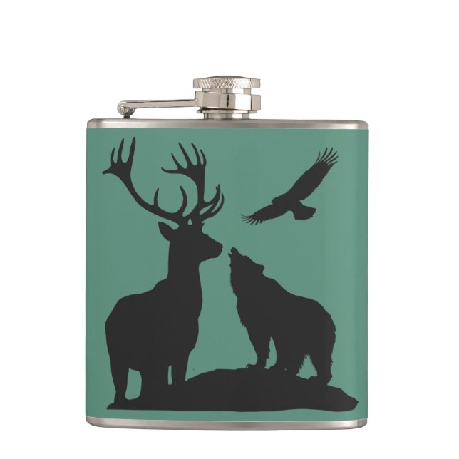 Outdoor Sportsman flask Fickplunta (Framsidan)