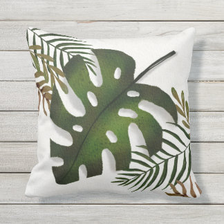 Outdoorkissen Monstera Tropical Design Kudde