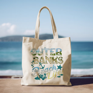 Outer Banker Beach Life Coastal Tygkasse
