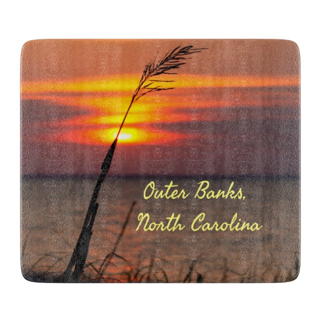 Outer Banker North Carolina Beach Sunset Orange Hi (Framsidan)