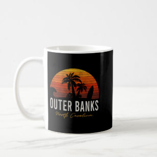 Outer Banker North Carolina Handflatan Vacation Re Kaffemugg