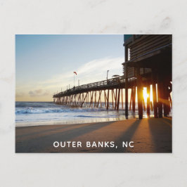Outer Banker North Carolina OBX Avalon Fishing Pie Vykort