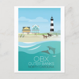 Outer Banker, North Carolina Postcard Vykort