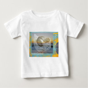 Outer Banker North Carolina Seashell & Surfa Tee