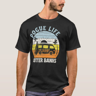 Outer Banker Pogue Life Outer Banks Surfboard Van T Shirt