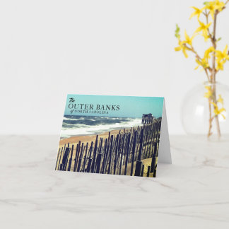 Outer Banker Sand Fence Notecards Kort