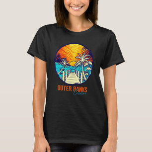 Outer Banker Solset Matching Vacation Friends Fami T Shirt