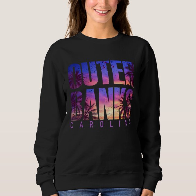 Outer Banks Carolina Summer Vacation Matching Fami T Shirt (Framsida)