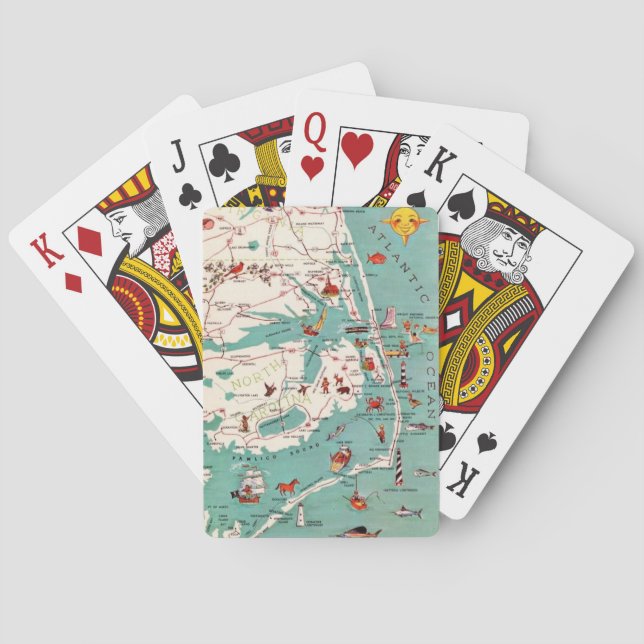 Outer Banks Kartlekort Casinokort (Baksidan)