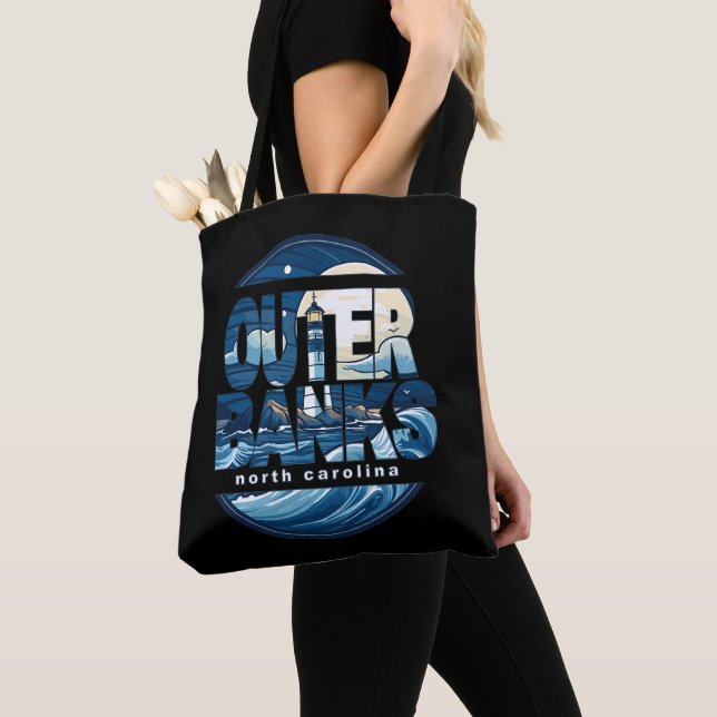 Outer Banks North Carolina Fyrtorn Tygkasse (Närbild)