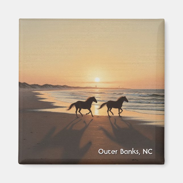 Outer Banks North Carolina Resor Magnet (Framsidan)
