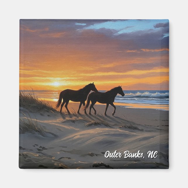 Outer Banks North Carolina Resor Magnet (Framsidan)