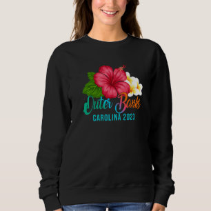 Outer Banks Semester Carolina Tropisk Hibiskus Fl T Shirt