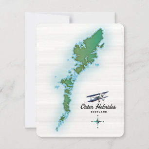 Outer Hebrides Scotland karta