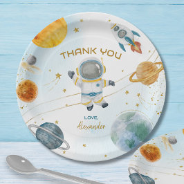 Outer Space Astronaut Birthday Thank You