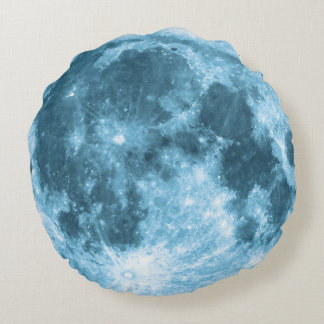 Outer Space Astronomy Astronaut Nursery Moon  Rund Kudde