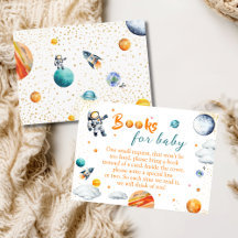 Outer Space Books for Baby Astronaut Theme Shower