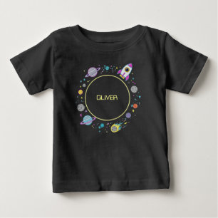 Outer Space Namn Omloppsbana T Shirt
