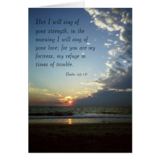 Outerbanks morgon 1 hälsningskort