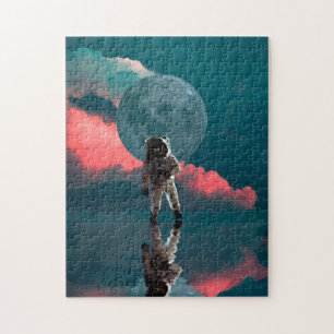 Outerspace Astronaut Art Space Kostym Clipart Pussel