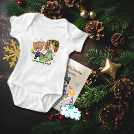 Outhärdligt söt Nalle och flicka T Shirt