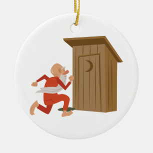 Outhouse Julgransprydnad Keramik