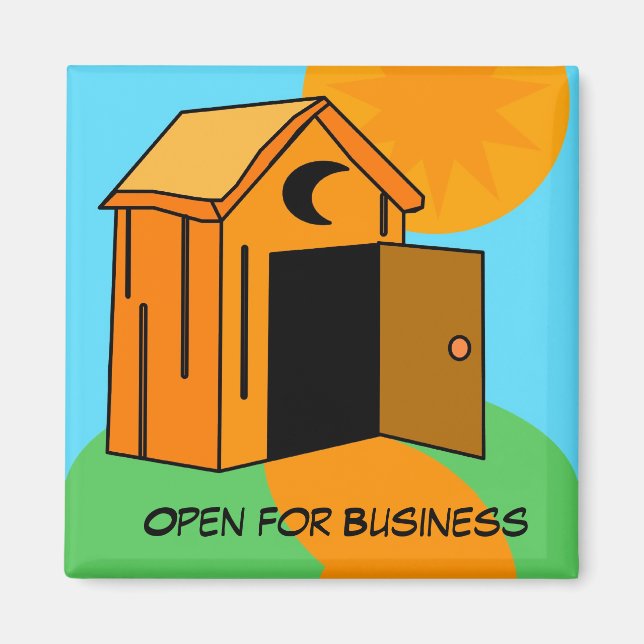 Outhouse Magnet (Framsidan)