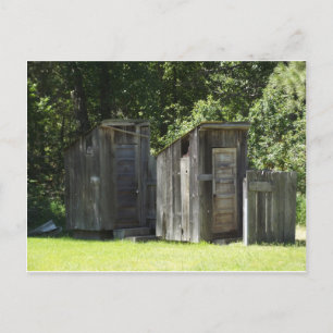 Outhouse Vykort